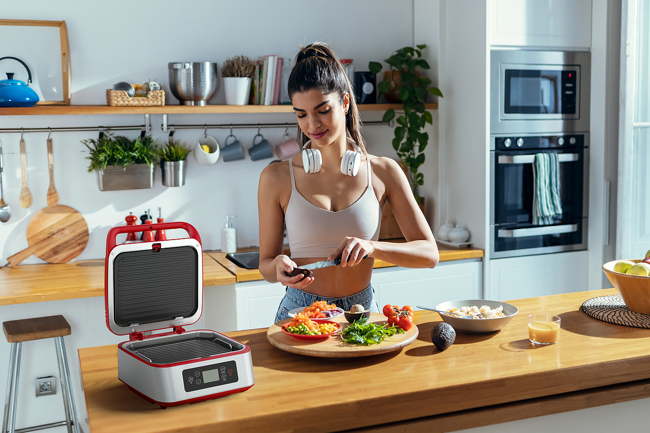 煎烤一体机-场景合成渲染