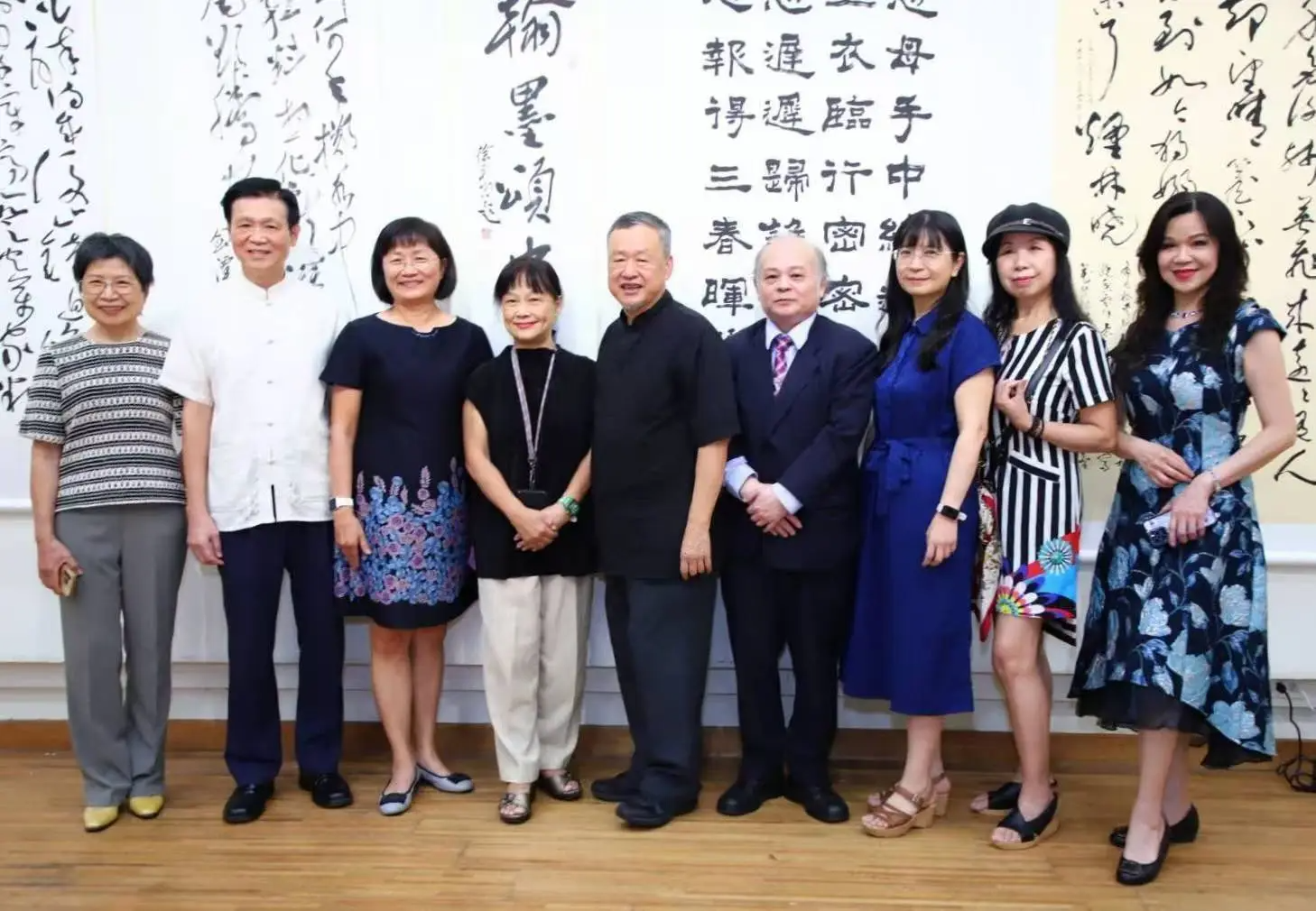 翰墨颂中华——台湾江苏书法名家交流展在台湾艺术大学隆重开幕