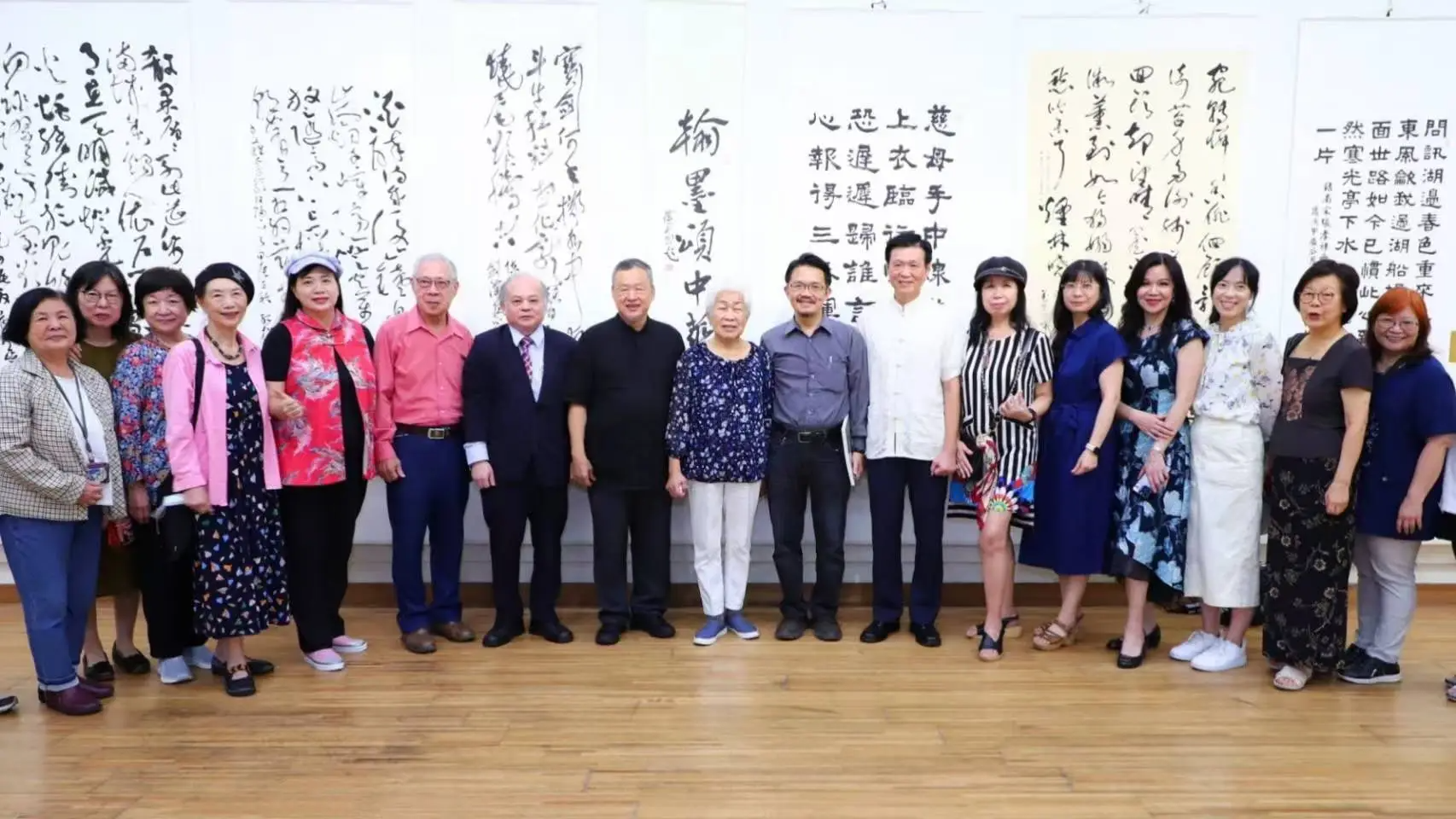 翰墨颂中华——台湾江苏书法名家交流展在台湾艺术大学隆重开幕