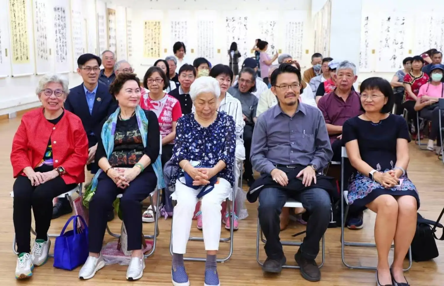 翰墨颂中华——台湾江苏书法名家交流展在台湾艺术大学隆重开幕