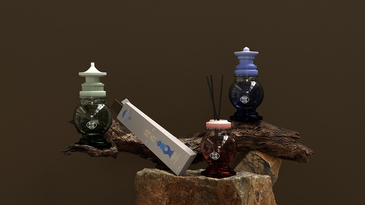 灵隐仙踪品牌香氛礼盒包装设计