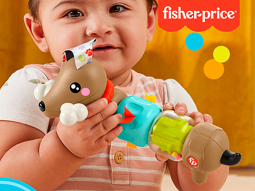 FisherPrice Pets Click & Spin Activity Pup Toy