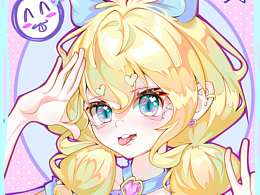 二次元头像练习-黄