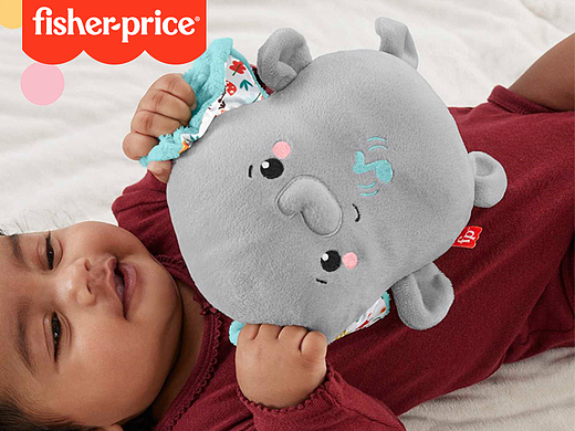 FisherPrice Plush Elephant Baby Toy