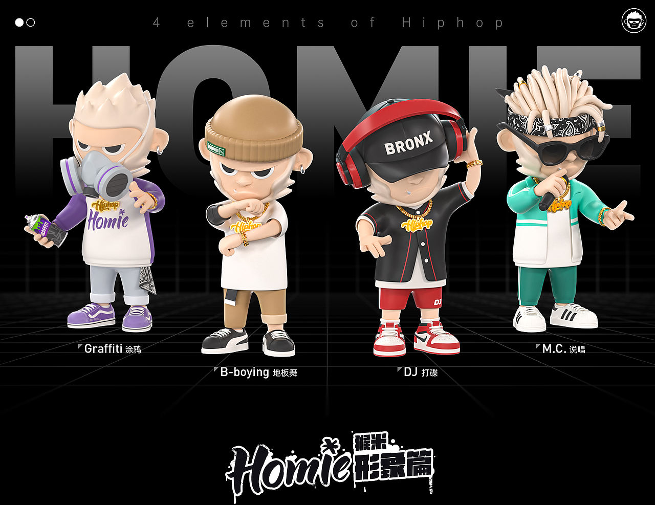 嘻哈文化 | 【Homie猴米】IP设计（图ZMzc4OTc0MTA0） - IP形象 - 站酷设计师Rookkkie原创素材 - 站酷ZCOOL