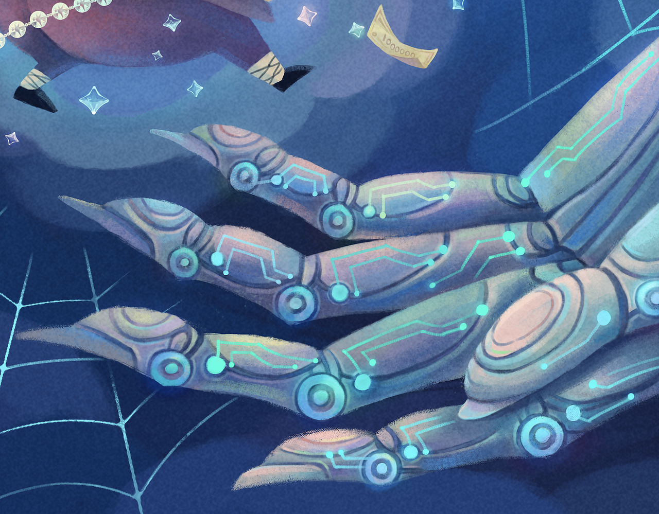 《掌上明“猪”》插画/漫画（图ZMzc4OTc1ODcy） - 艺术插画 - 站酷设计师方佳原创素材 - 站酷ZCOOL