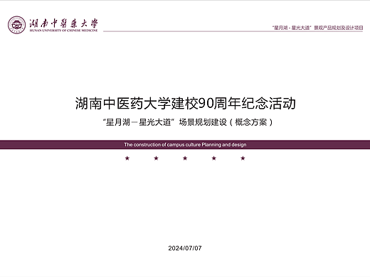 中医药大学建校90周年活动-星光大道