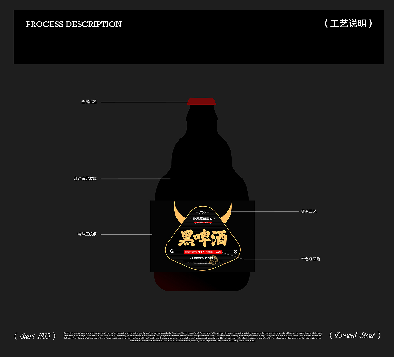 Brewed Stout·醇厚黑啤包装设计（图ZMzc4OTg0OTA0） - 包装 - 站酷设计师青轶设计原创素材 - 站酷ZCOOL