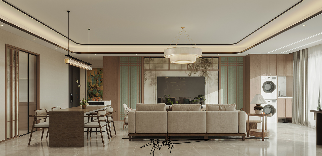 新中式的美 古典与现代相结合（图ZMzc4OTg3MzQ0） - 家装设计 - 站酷设计师小程曦原创素材 - 站酷ZCOOL