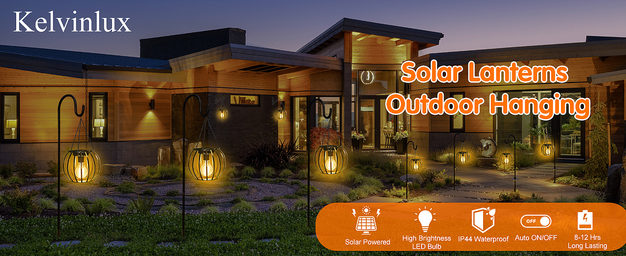 亚马逊户外太阳能庭院灯