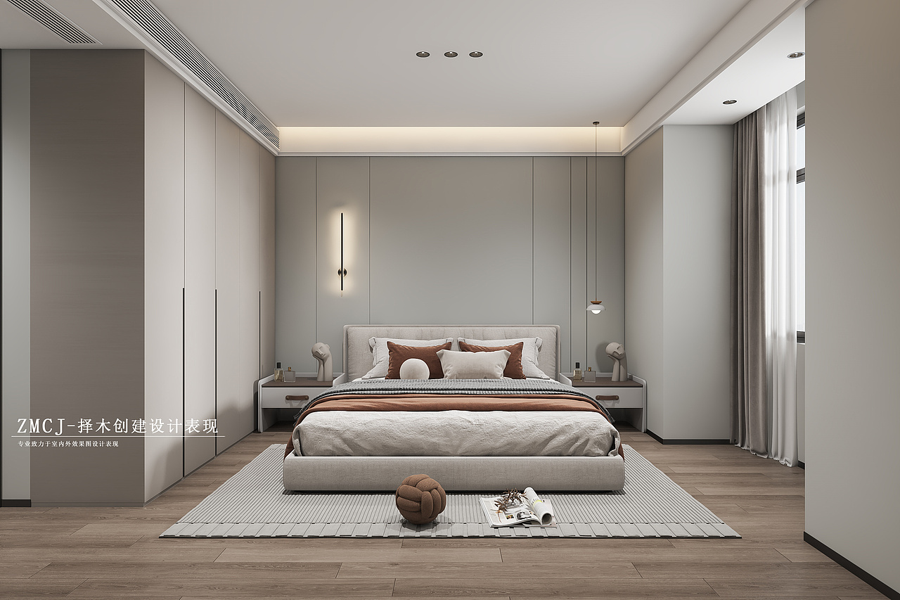 现代客餐厅卧室