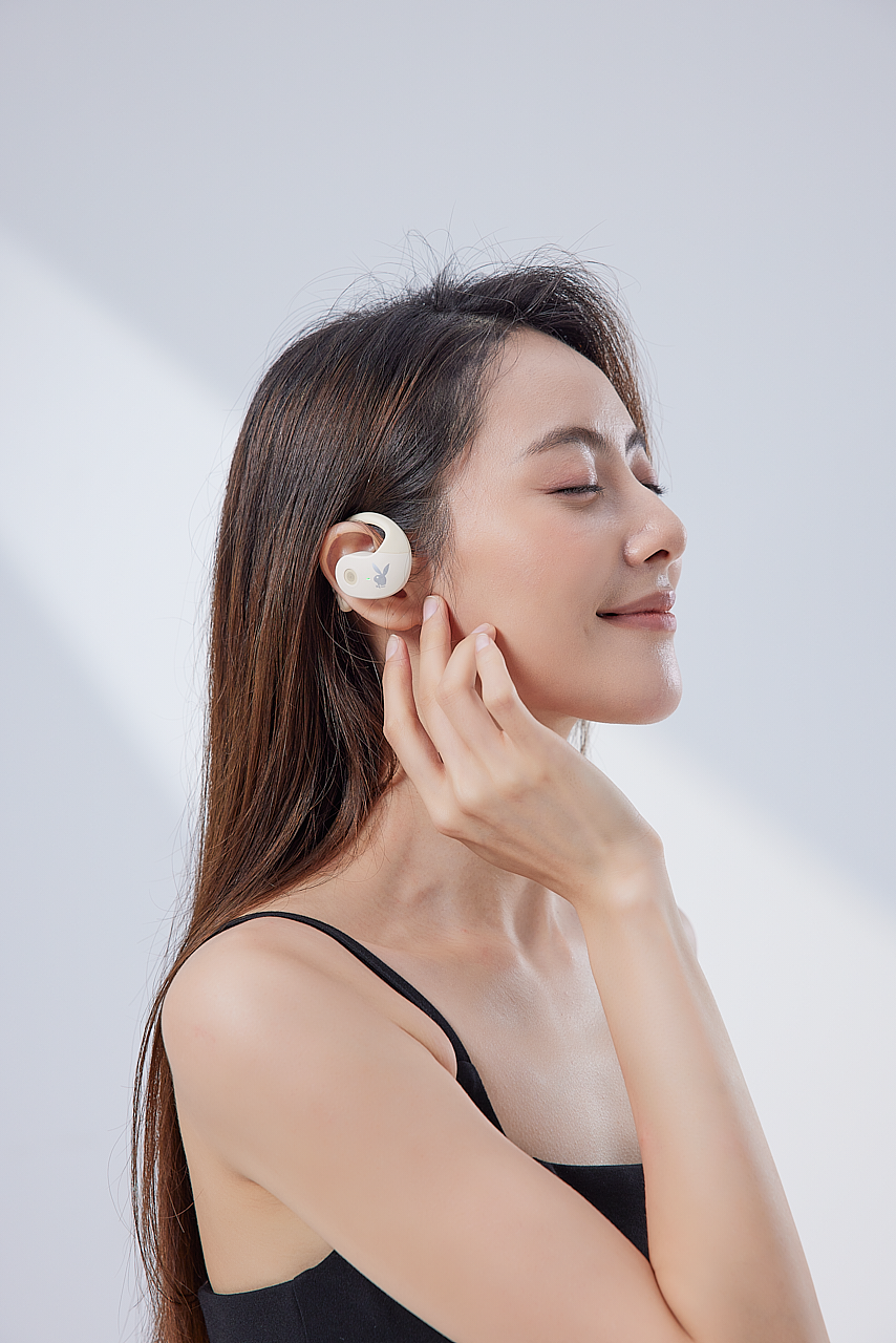 花花公子蓝牙耳机-挂耳式