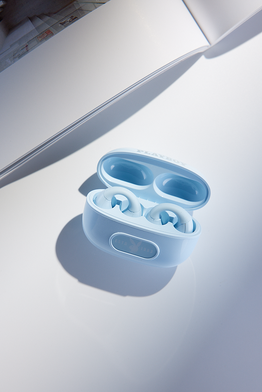 花花公子蓝牙耳机-挂耳式