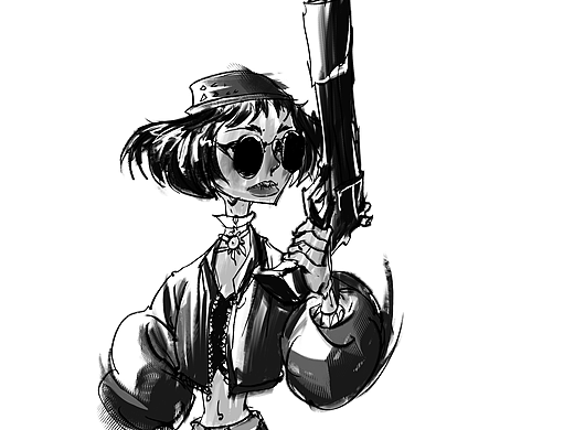 幾張速寫（這個殺手不太冷）萊昂~瑪?shù)贍栠_（個人主頁-ZNzA2MDMyNjQ=） - 創(chuàng)作習作 - 站酷設計師西諾步原創(chuàng)素材 - 站酷ZCOOL