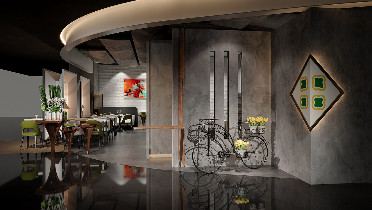 餐厅软装改造（图ZMzc5MDA4OTY0） - 酒店餐饮设计 - 站酷设计师鹏大空间设计原创素材 - 站酷ZCOOL