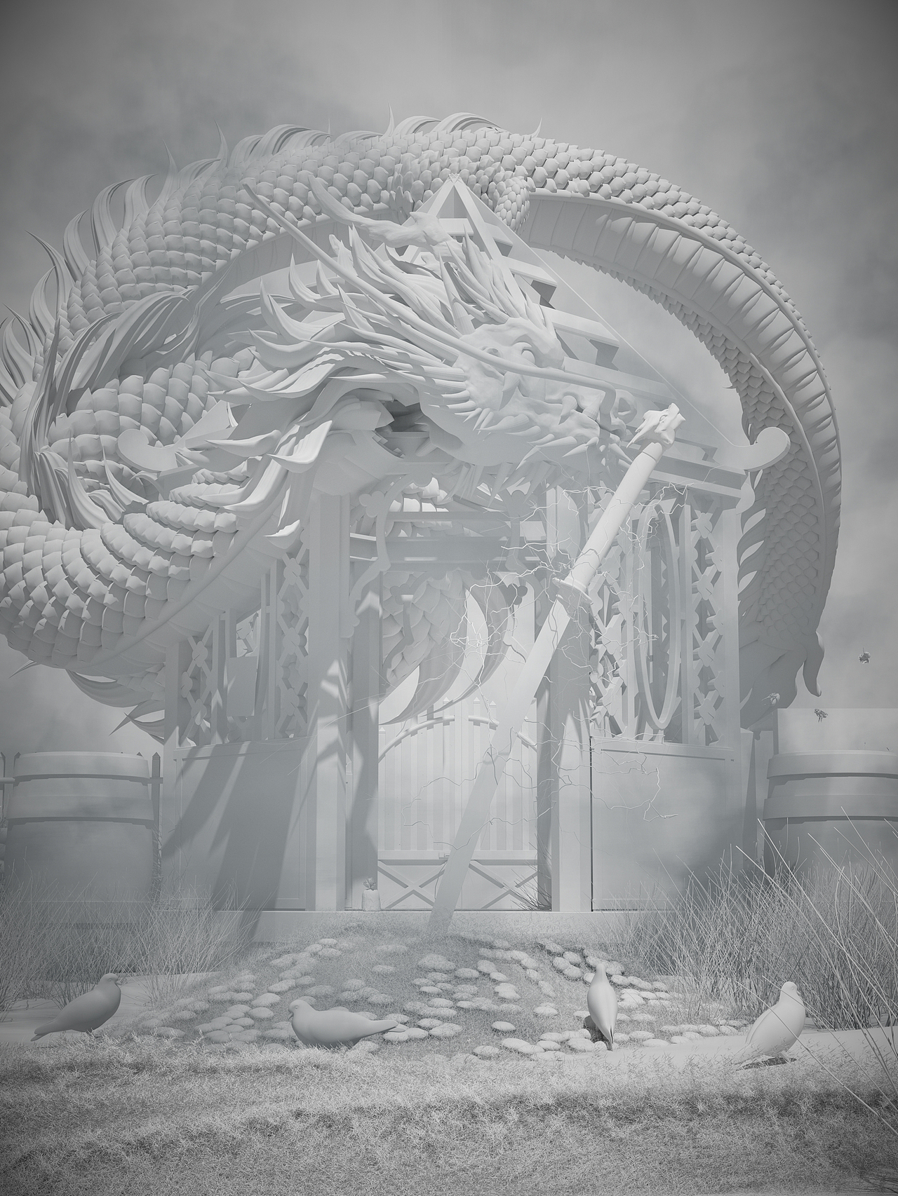 Creative Posters|创意渲染《Hunt:Showdown》