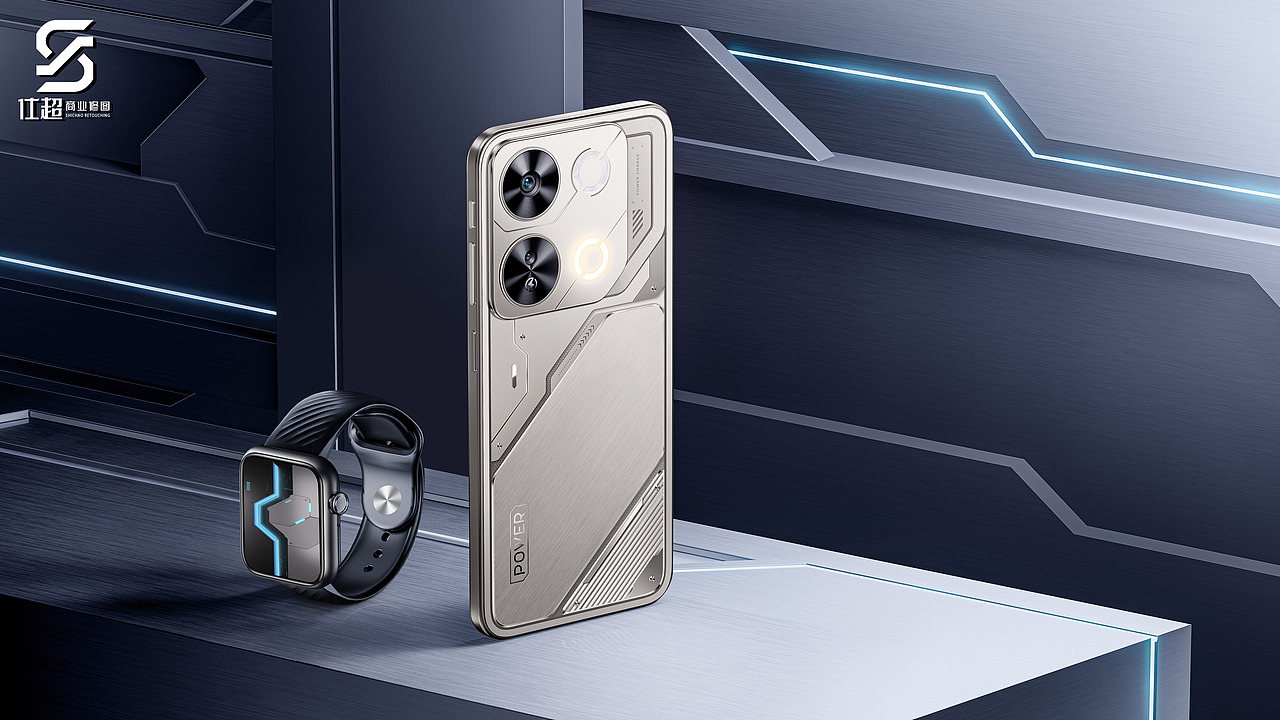 传音 itel P65 手机产品精修 3C电子产品修图