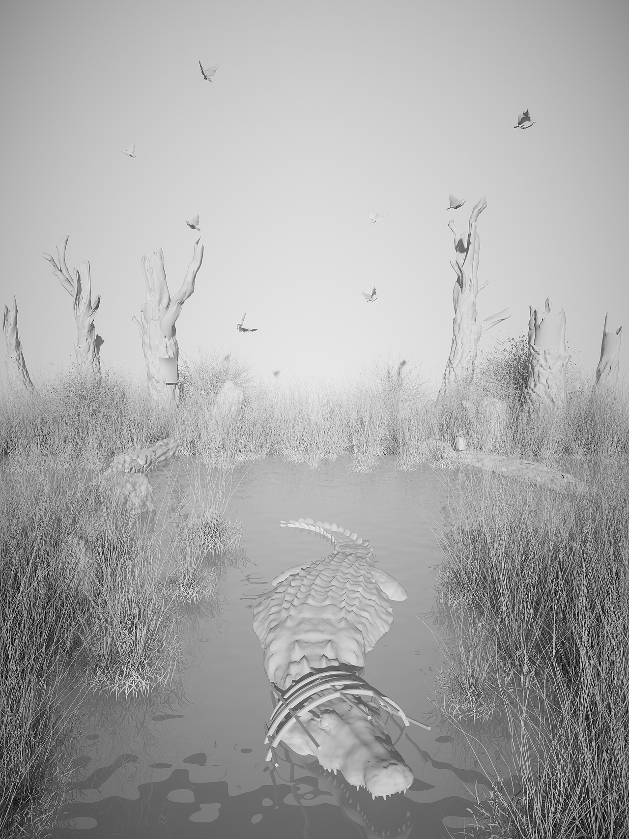 Creative Posters|创意渲染《Hunt:Showdown》