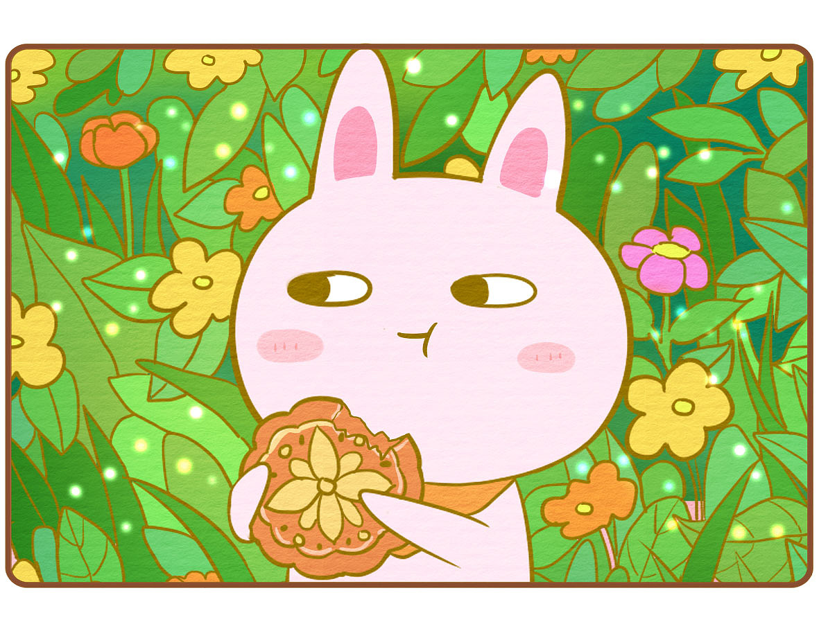 大眼兔的中秋幻想