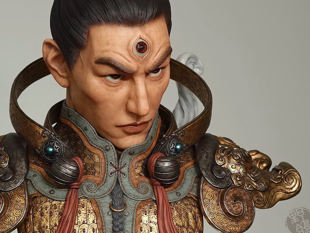 野鸽原创GK雕塑作品《二郎真君》发布(图ZMzc5MDE4MzA0) - 手办/模玩 - 站酷设计师Im_野鸽原创素材 - 站酷ZCOOL