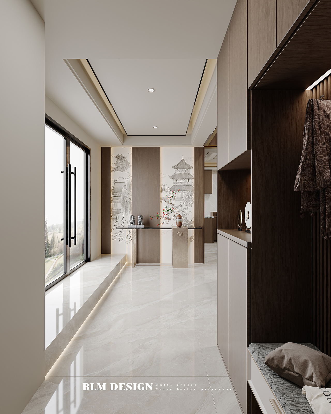 新中式挑空别墅