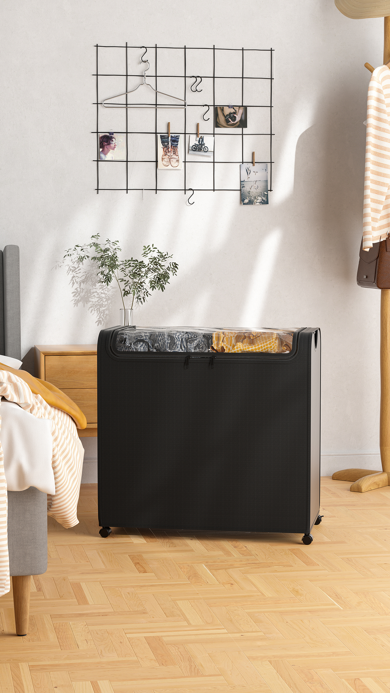 衣物收纳类产品渲染