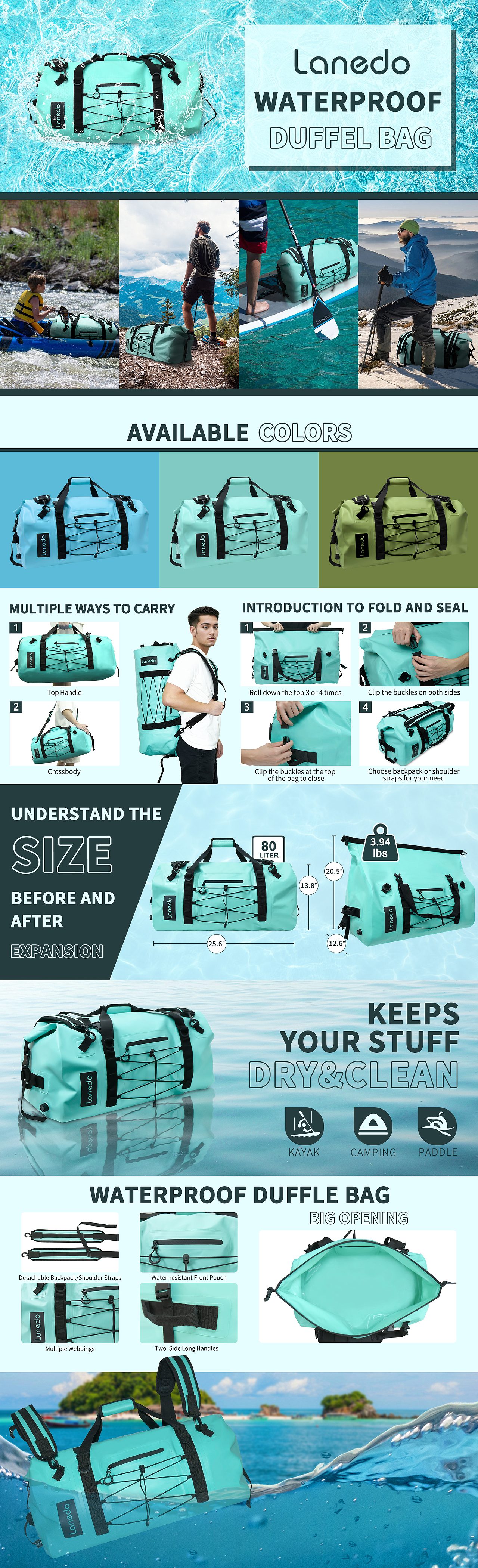 亞馬遜防水包案例分享（圖ZMzc5MDI3MjEy） - 電商 - 站酷設(shè)計師瞌學(xué)家余堡堡原創(chuàng)素材 - 站酷ZCOOL