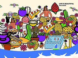 Life is beautiful, feel good 生活盛美