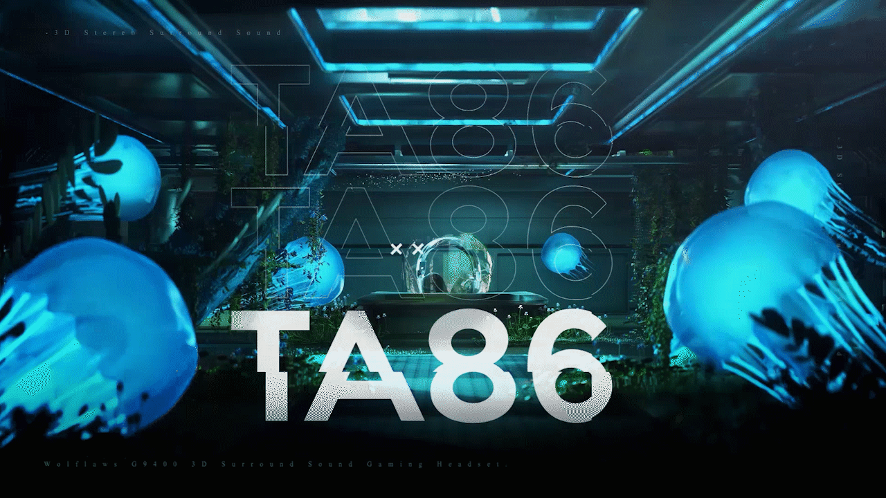 BX134透明电竞游戏耳机视频+白膜