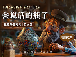 AI微电影-童话故事-会说话的瓶子