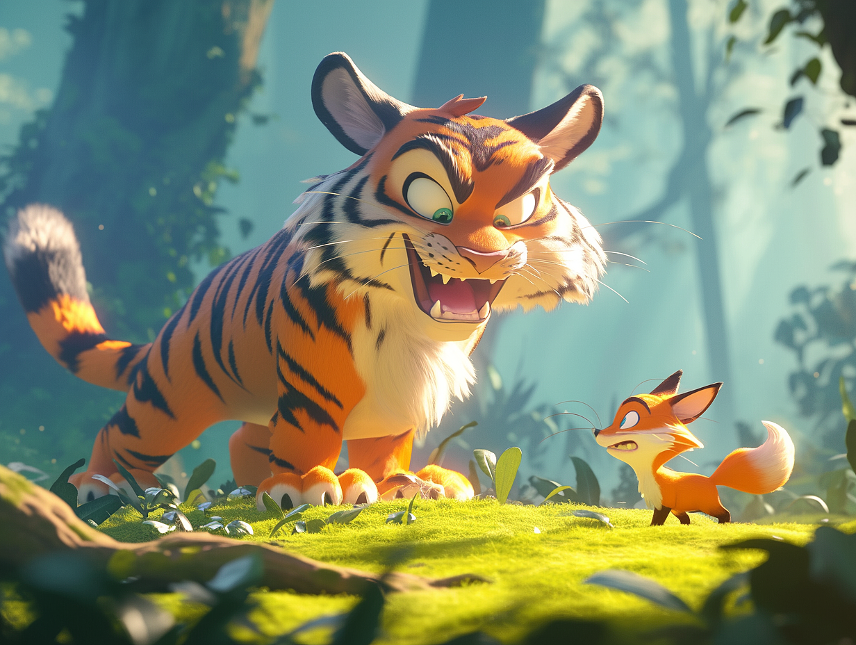 狐假虎威-AI微电影（图ZMzc5MDM2Njcy） - 其他影视 - 站酷设计师张同学_原创素材 - 站酷ZCOOL