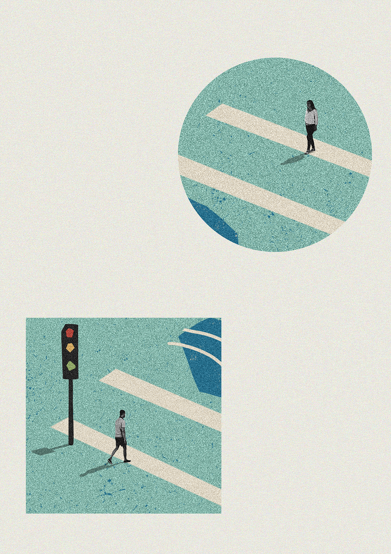 复古风拼贴海报设计