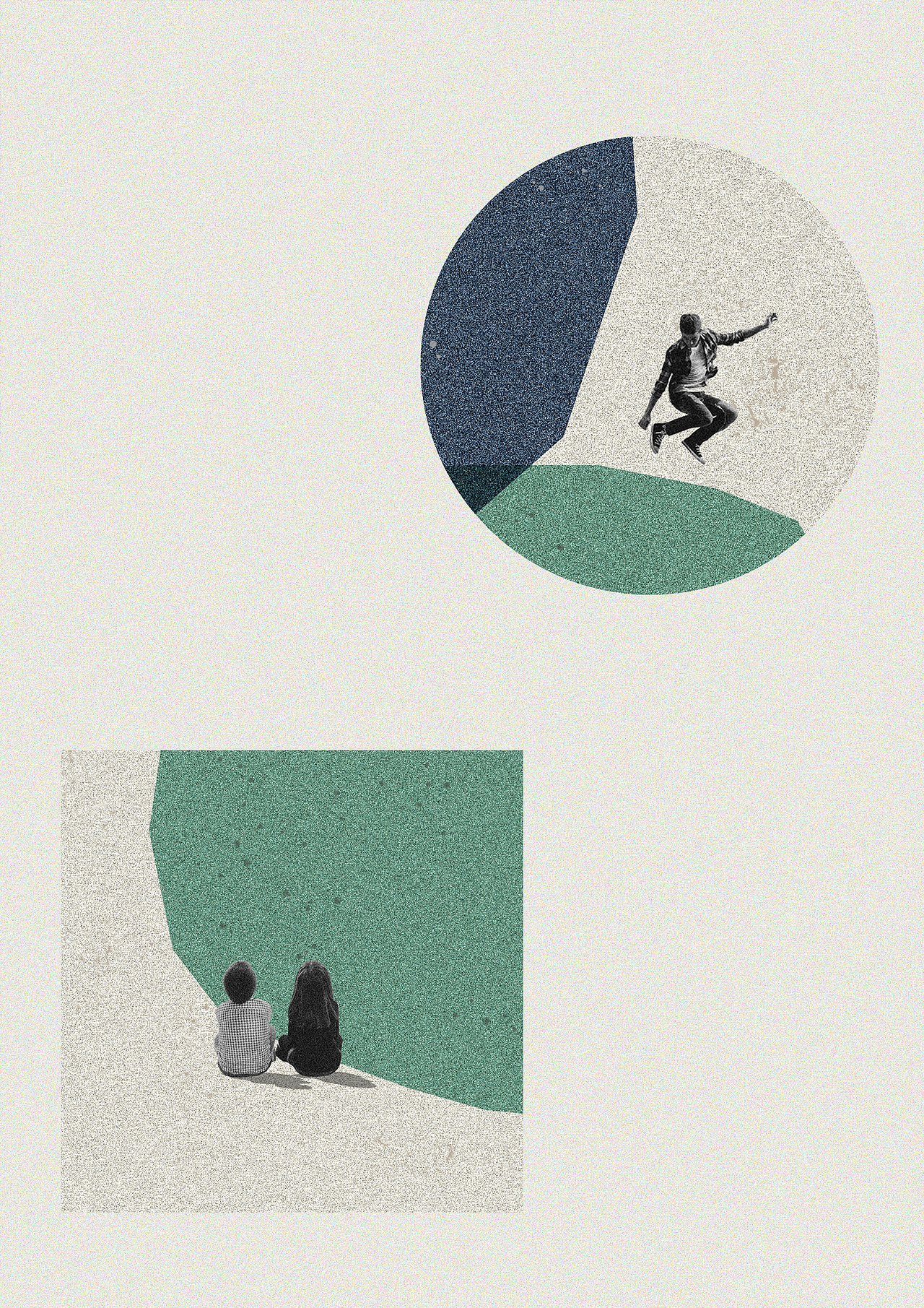 复古风拼贴海报设计