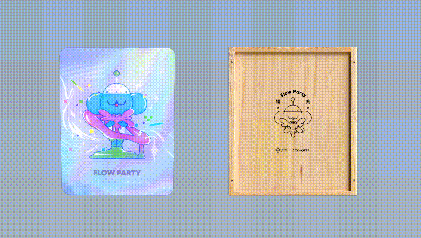 MOMO PLANET ╳ CO/WOTER 联乘玩具「FLOW PARTY」首发