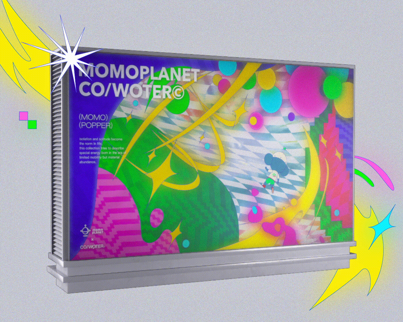 MOMO PLANET ╳ CO/WOTER 联乘玩具「FLOW PARTY」首发（图ZMzc5MDQ2NjM2） - 玩具 - 站酷设计师COMOON原创素材 - 站酷ZCOOL