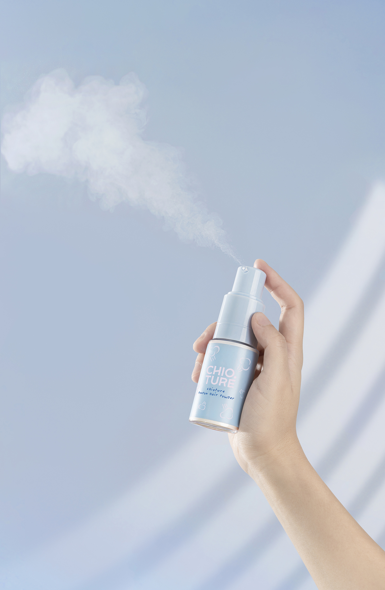 稚优泉蓬蓬粉拍摄 通透 创意摄影 美妆