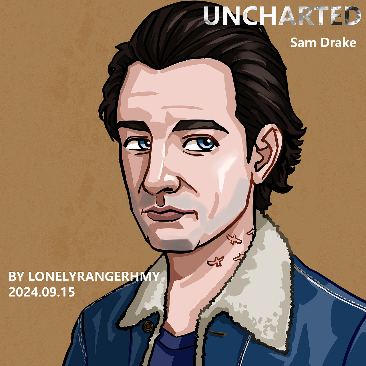 一组头像练习（尝试两种画风）（图ZMzc5MDQ3NTg4） - 创作习作 - 站酷设计师lonelyrangerhmy原创素材 - 站酷ZCOOL