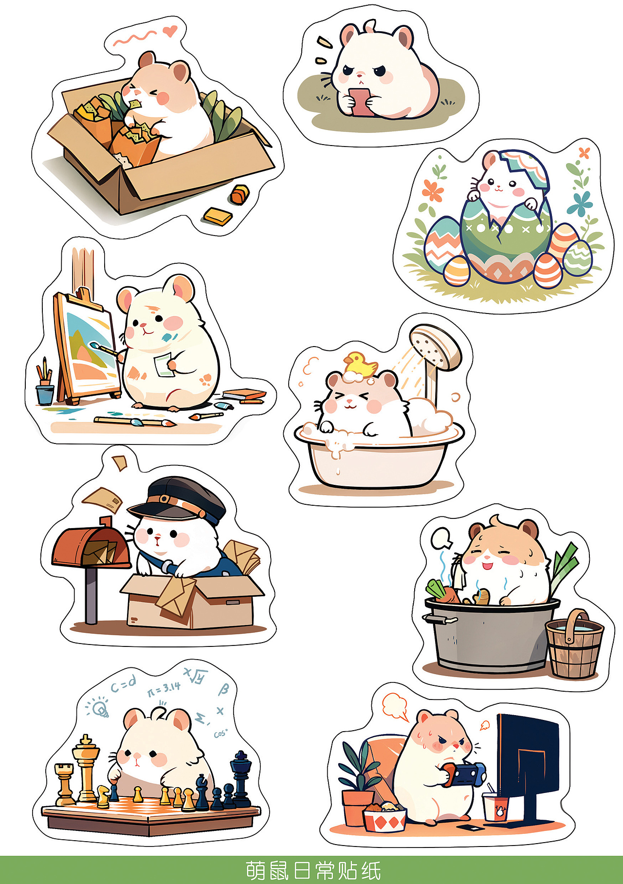 萌鼠日常（图ZMzc5MDUzODMy） - 艺术插画 - 站酷设计师Lynn凉月原创素材 - 站酷ZCOOL