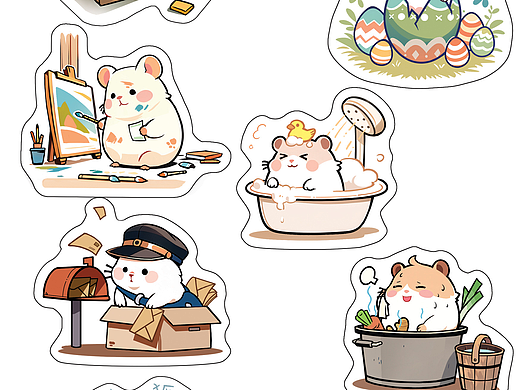 萌鼠日常（个人主页-ZNzA2MDg3MzY=） - 艺术插画 - 站酷设计师Lynn凉月原创素材 - 站酷ZCOOL