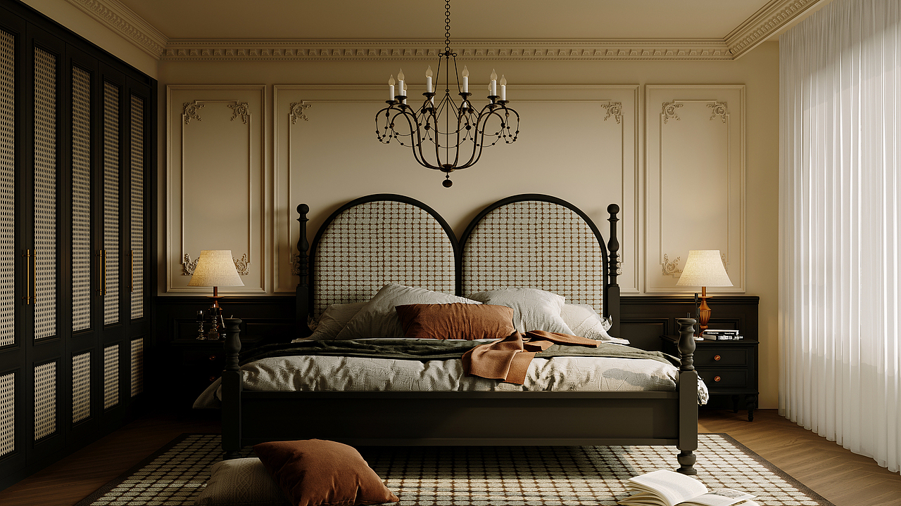 法式中古——低调奢华，浪漫满屋的秘密武器（图ZMzc5MDU1NDQ0） - 家装设计 - 站酷设计师夏天小可爱效果图原创素材 - 站酷ZCOOL