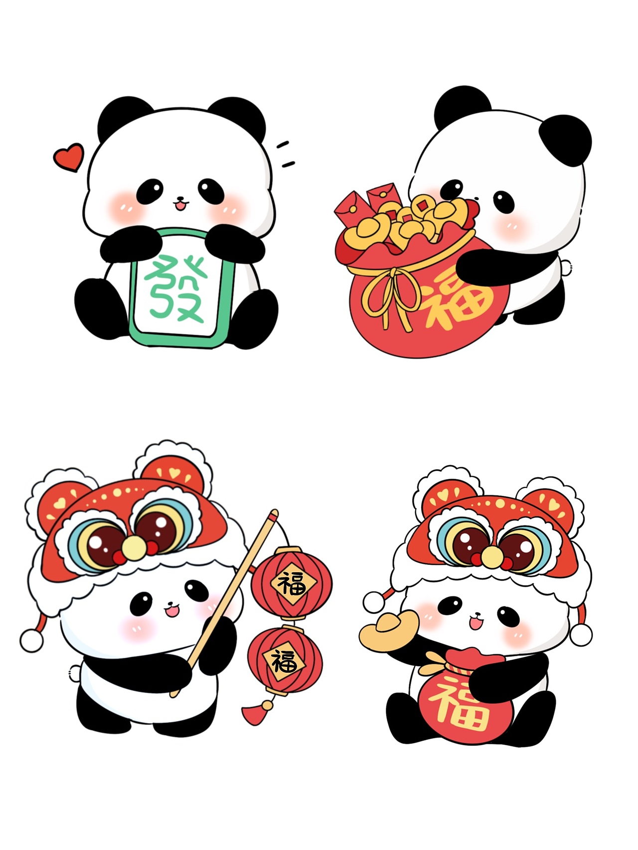 🐼熊猫IP设计 | 新年篇