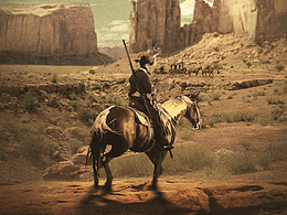 PS合成海报练习：《荒野大镖客》