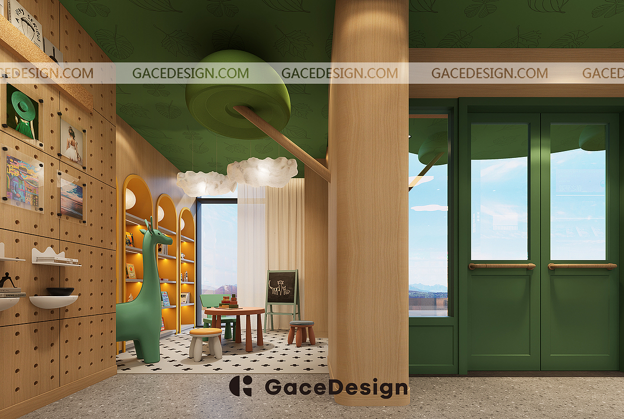 GaceDesign集合设计原创设计丨笨狼家·林木森书店