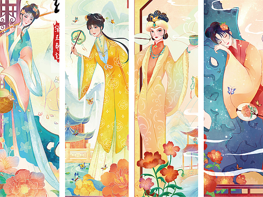 国风插画——红楼梦人物