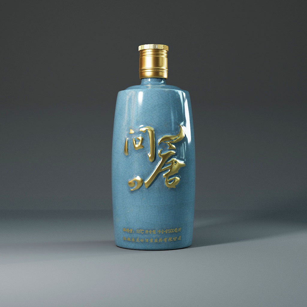 酒产品渲染