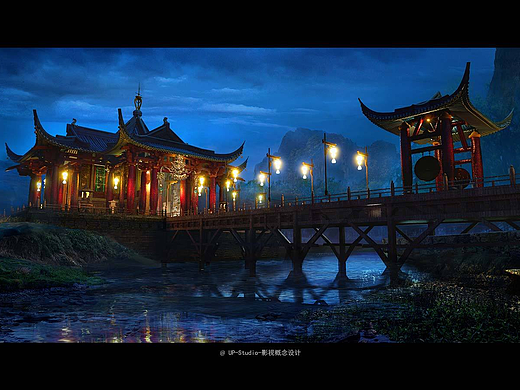 UP STUDIO 影视概念设计班古装戏学生气氛图作品6