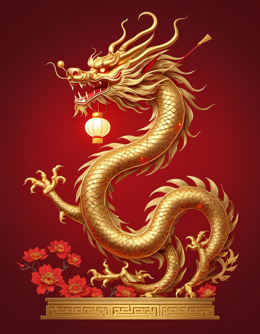AI生成——过年素材-2024第一期(小试牛刀)