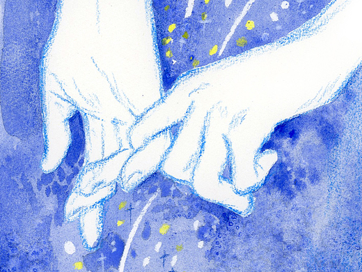 【插画】“歌词与手”系列