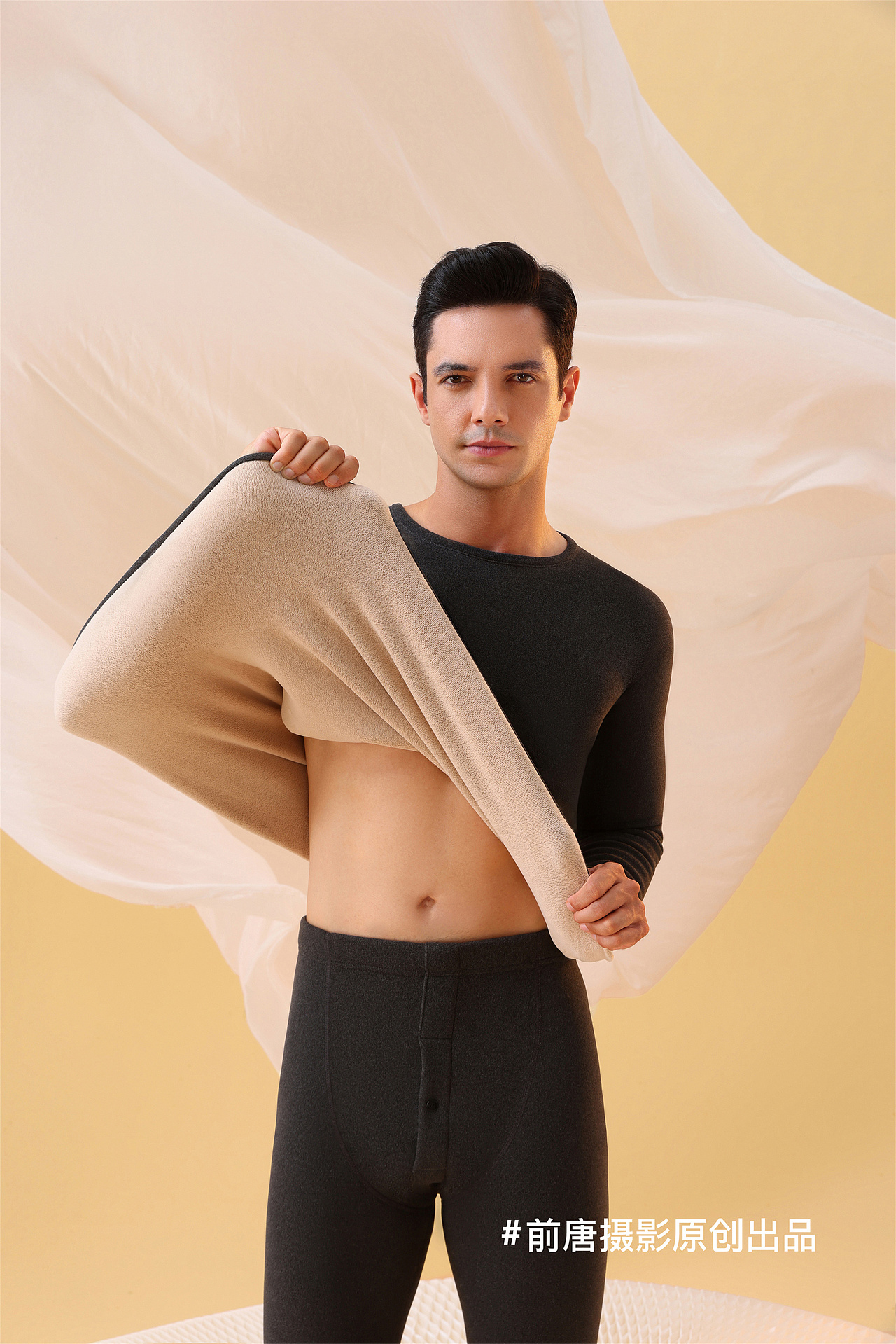 品牌保暖衣  男士保暖衣  男士内衣  保暖衣内衣拍摄