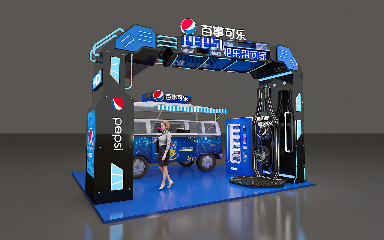 快闪美陈（图ZMzc5MTY2MjY0） - 展陈设计 - 站酷设计师空缺了黄昏原创素材 - 站酷ZCOOL